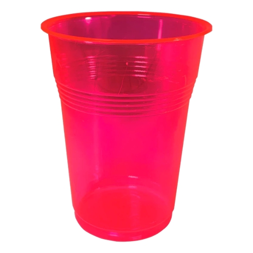 Imagen de Vaso Primo Plast Rojo Neon 10 20 PZS