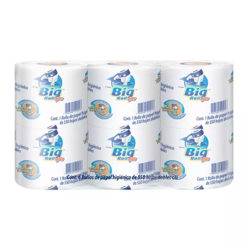 Imagen de Hig Big Roll Plus 550Hd+50Hd Big Roll Plus  Hig Ecopel Big Roll 6 PZS