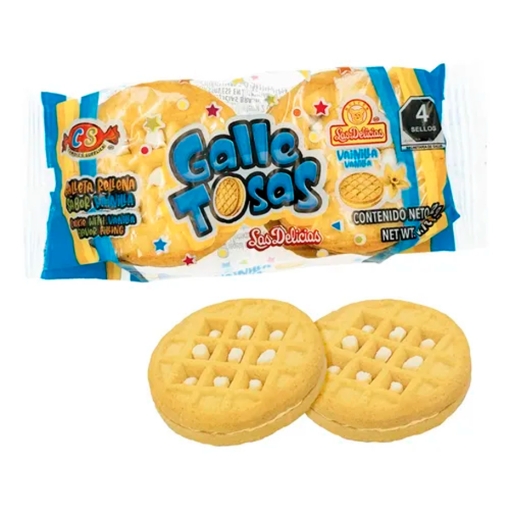 Imagen de Exh Gall Las Delicias Galletosas Vainilla 4 PZS
