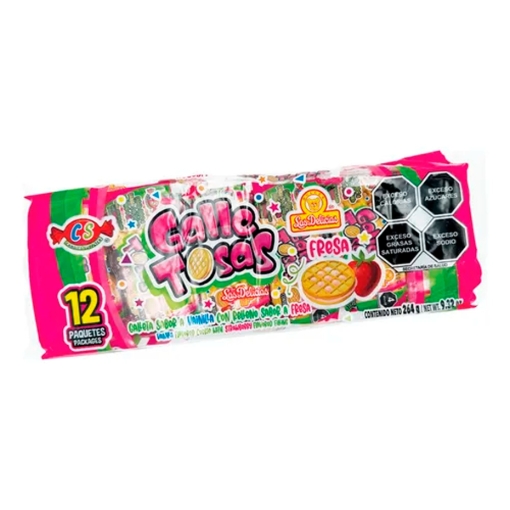 Imagen de Exh Gall Las Delicias Galletosas Fresa 4 PZS