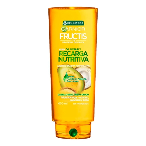 Imagen de ACONDICIONADOR FRUCTIS RECARGA NUTRITIVA 650 MLL