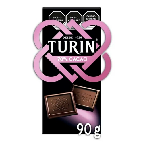 Imagen de Exh Choco Turin 70 Cacao Mini Turin 90 GRS
