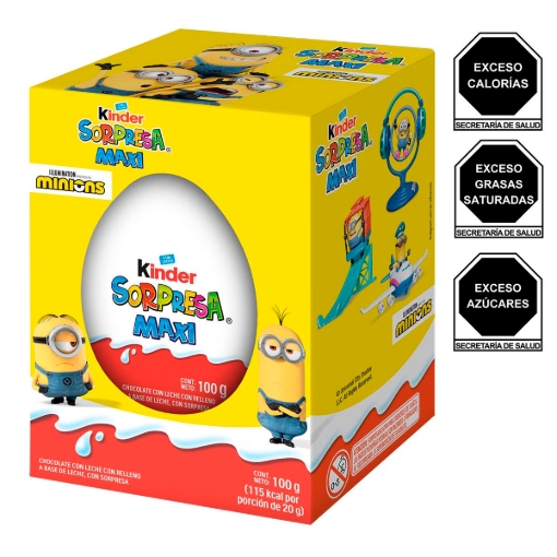 Imagen de Chocolate Kinder Sorpresa Maxi 100 GRS