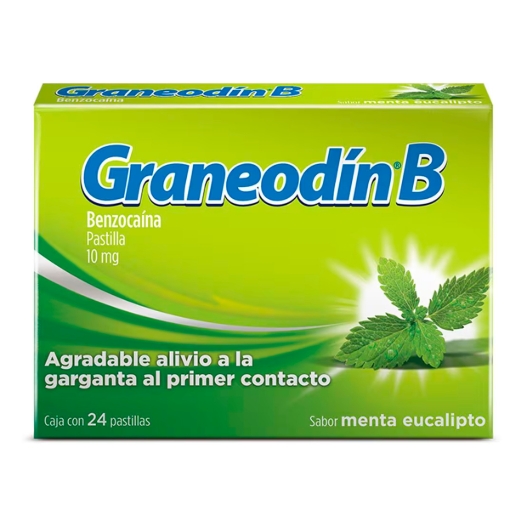 Imagen de Medicame Exh M Graneodin Menta/Eucalipto Past Graneodin  Menta/Eucalipto Past 24 PZS