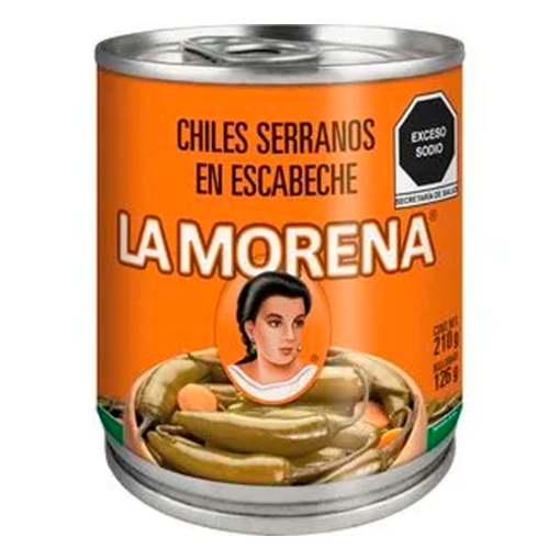 Imagen de Chiles Serranos La Morena 210 GRS