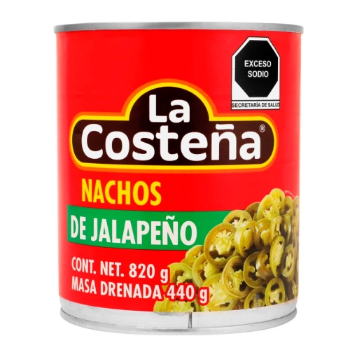 Imagen de Chiles Nachos La Costeña 820 GRS