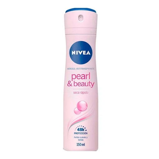Imagen de Desodorante Aclarante Nivea Pearl & Beauty Spray 150 MLL