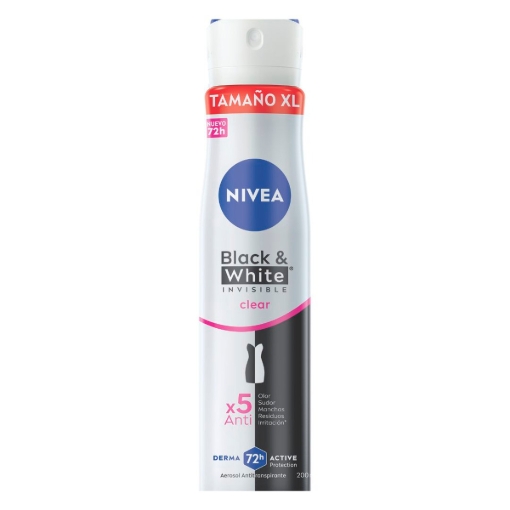 Imagen de Deo Nivea M Aer Ap B&W Clear Nivea 200 MLL