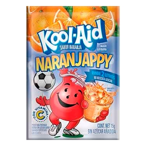 Imagen de Bebida En Polvo Kool Aid Naranjappy 15 GRS