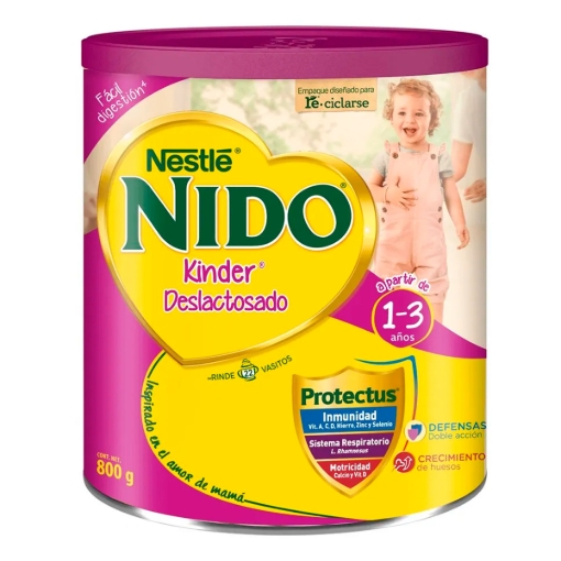 Imagen de Leche en Polvo Nido Deslactosada 800 GRS