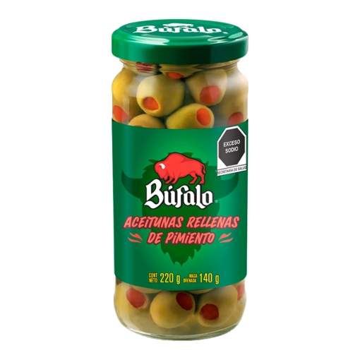 Imagen de Aceituna Bufalo Manz R/Pim Aceituna Bufalo Manz R/Pim 220 GRS