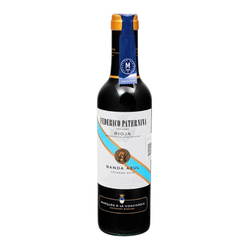 Imagen de Vino Tinto Banda Azul Crianza 375 MLL