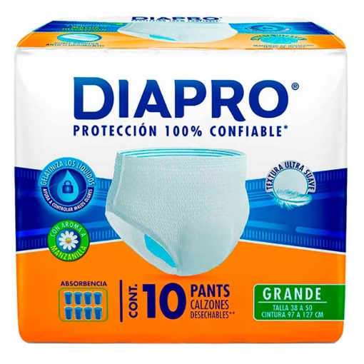 Imagen de Calzon Diapro Pants Gde+2Pz 10 PZS