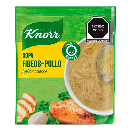 Imagen de Sopa Knorr Fideos Con Pollo De 95 Gramos. 95 GRS