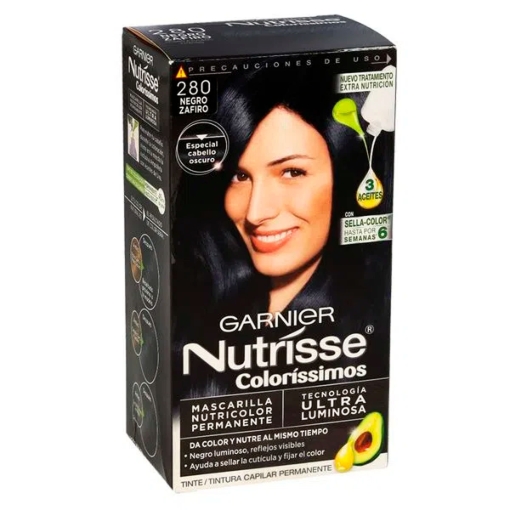 Imagen de Tinte Nutrisse280 Neg Zafiro 1 PZS