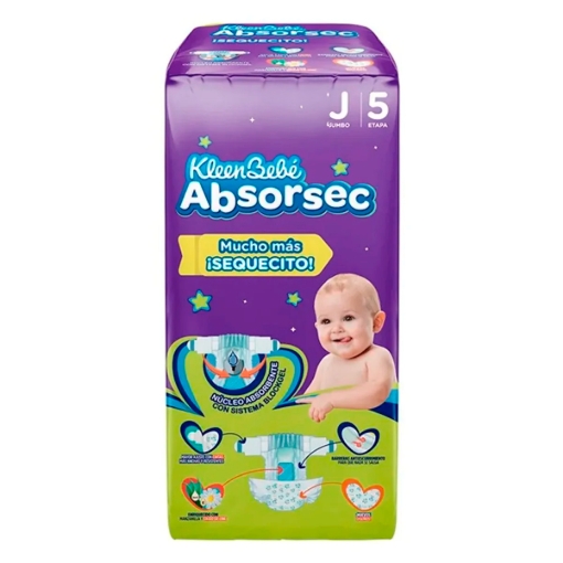 Imagen de 111 Pañal Kbb Absorsec Jum Pe Kbb 50 PZS