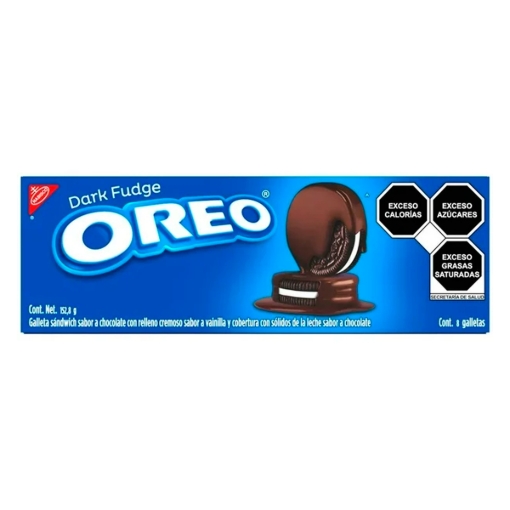 Imagen de Gall Nabisco Oreo Dark Fudge Nabisco 152.8 GRS