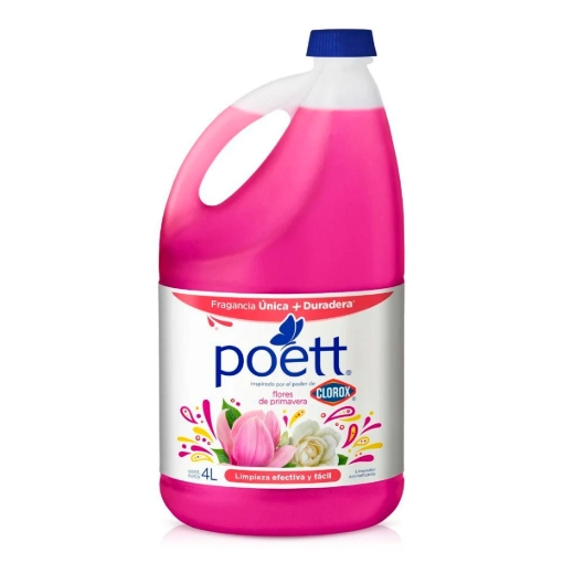 Imagen de LIMPIADOR POETT FLORES DE PRIMAVERA 4 LTS