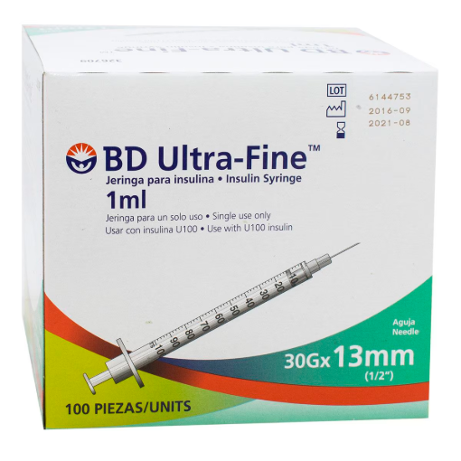 Imagen de Jeringa Bd Plastipack Ultra Fina 1Mm 1 PZS