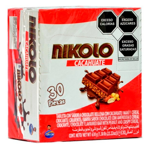 Imagen de Exh Choco Arcor Nikolo Cafe Arcor 21 GRS