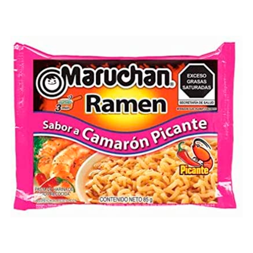 Imagen de Sopa Maruchan Ramen Camaron Picante Instantanea 85 GRS