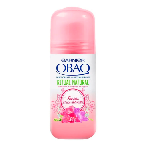 Imagen de DESODORANTE OBAO NATURAL FRESIA MUJER ROLL ON 65 GRS