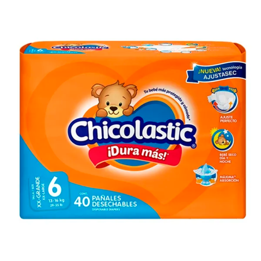 Imagen de Pañal Chicolastic Etapa 6 40 PZS