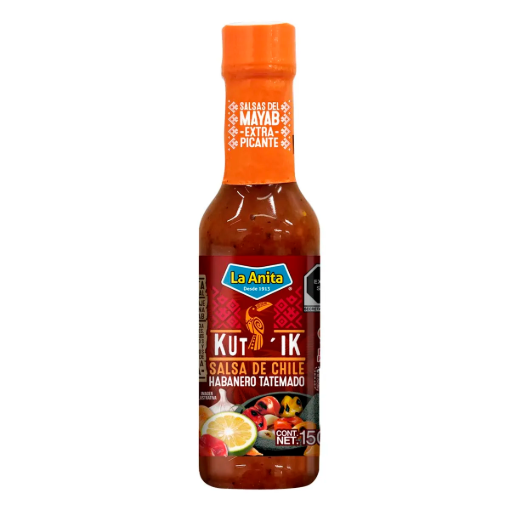 Imagen de Salsa La Anita Habanero Tatemado Kut Ik 150 MLL