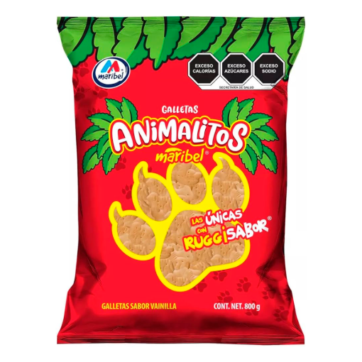 Imagen de GALLETA MARIBEL ANIMALITOS 800 GRS