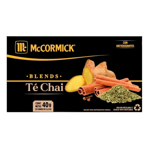Imagen de Té Chai Mccormick Mezclas 20 PZS