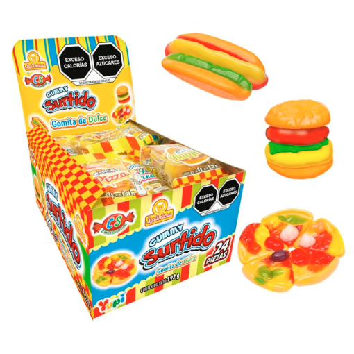 Imagen de Dulce Exh Dul Gomit Las Delicias Gummy Surtido Las Delicias  Gummy Surtido 8 GRS
