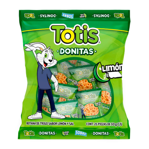 Imagen de B Totis Donitas Sal/Lim 10Gr Totis Donitas Sal Limon 10 GRS