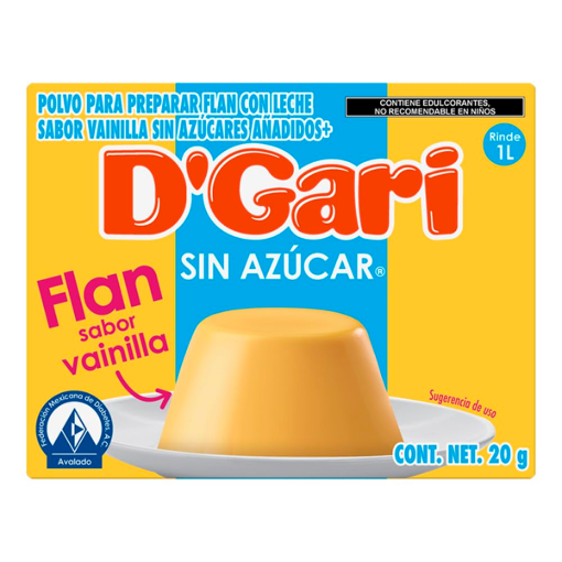 Imagen de Flan DGari Light Light Caramelo 20 GRS