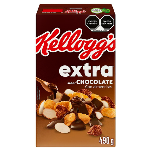 Imagen de Cereal Cer Kellogg`S Extra Pasion Choco/Alm Kellogg´S Cer Kellogg`S Extra 490 GRS