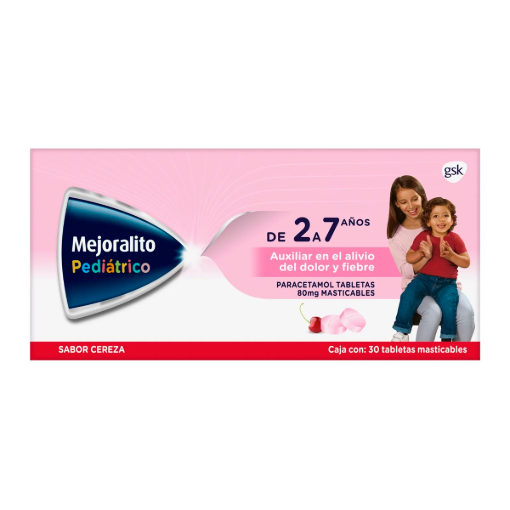 Imagen de Medicina Mejoralito Pediatrico Mast 80Mg Tab 30 PZS