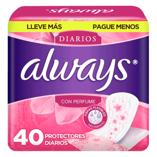 Imagen de Panty P.Always Diarios C/Perfume P.Always Diarios 40 PZS