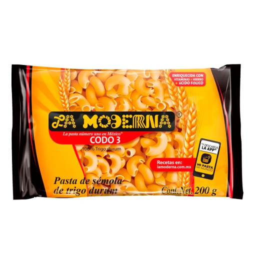 Imagen de Sopa Moderna Codo #3 Mas 10 200 GRS