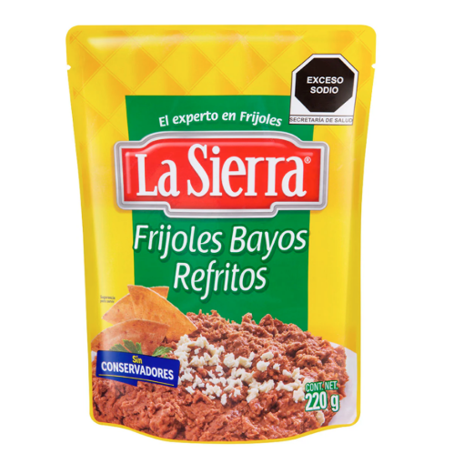 Imagen de Frijol Sierra Bayos Refritos 220 GRS
