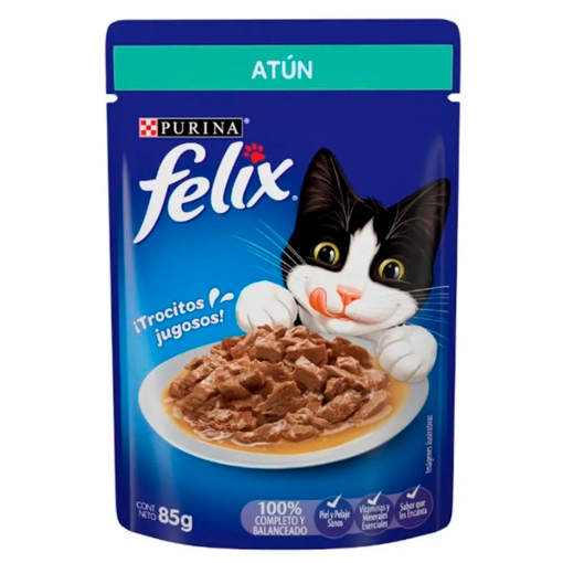 Imagen de Alimento Alim Purina Felix Atun Purina  Atun 85 GRS