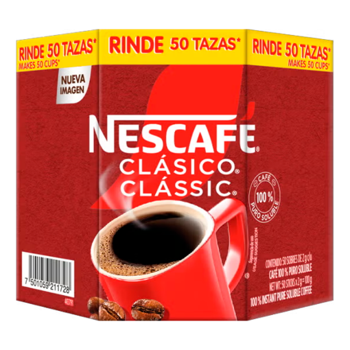 Imagen de Exhibidor Cafe Nescafe Clasico Sobre 2 GRS