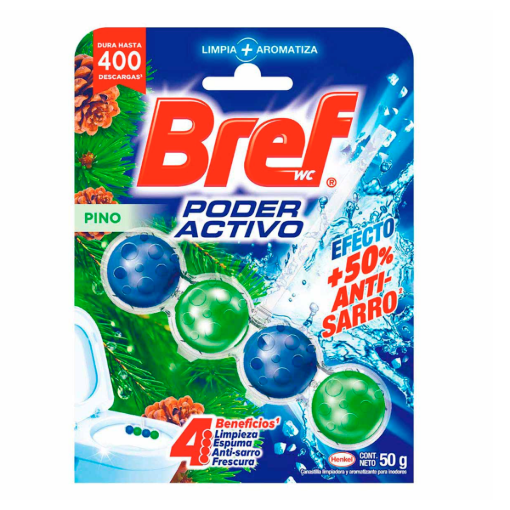 Imagen de Pastilla WC Bref Frescura de Pino 50 GRS