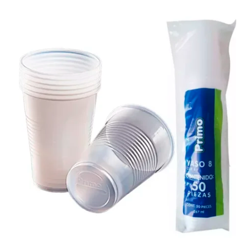 Imagen de Vaso  Vaso Primo Plast 8 Primo Plast 8 50 PZS