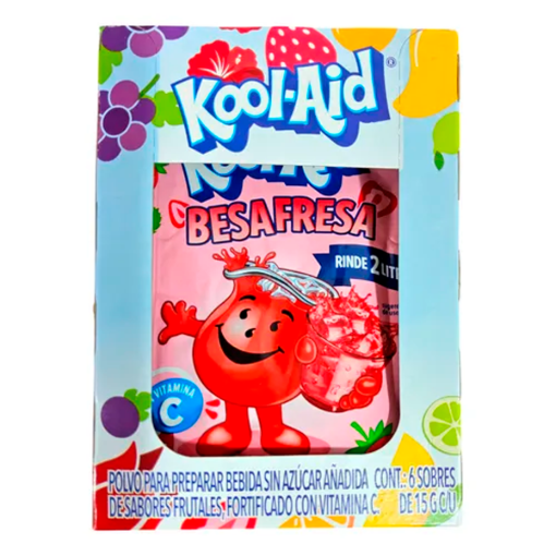 Imagen de Bebida En Polvo Kool Aid Besafresa 15 GRS