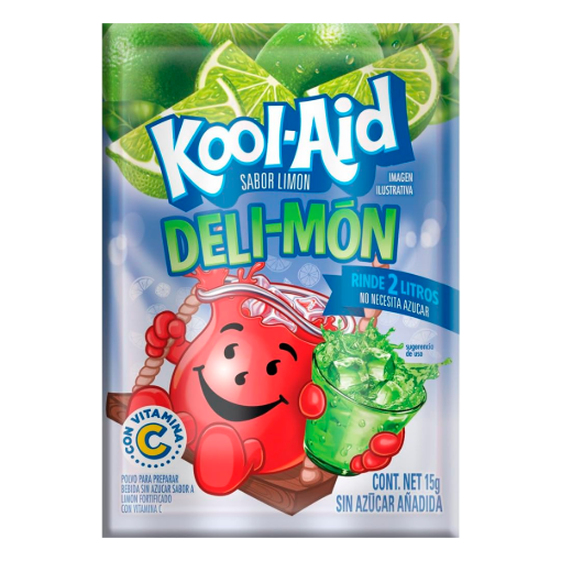 Imagen de Bebida En Polvo Kool Aid Delimon 15 GRS