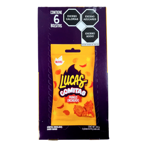 Imagen de Exh Dul Gomit Lucas Mango Chile Lucas 40 GRS