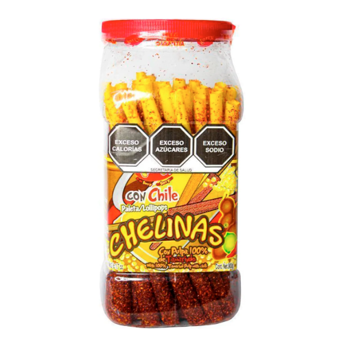 Imagen de Dulce Enchilado Banderilla Chelina Tamarindo 50 Pzas 50 PZS