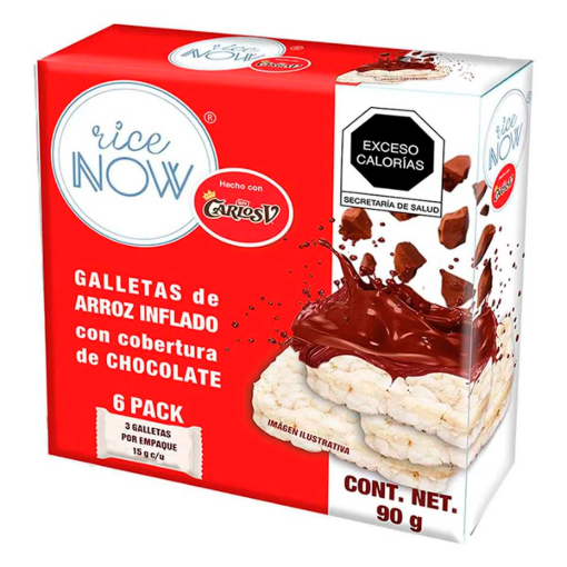 Imagen de Gall Rice Now Choco Carlos V Rice Now 90 GRS