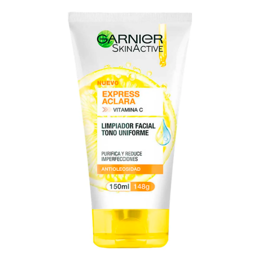Imagen de Limpiador Facial Garnier Aclara Tono Uniforme 150 MLL
