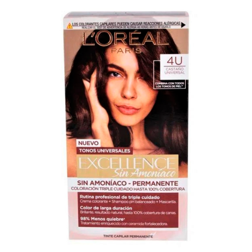Imagen de Tinte T I.Excellen 4U Castaño Universal Imedia Excellen 4U Castaño Universal 1 PZS