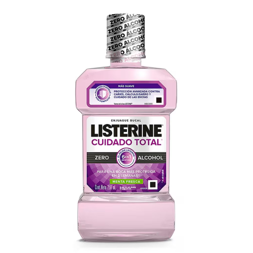 Imagen de Enjuague Bucal Listerine Cuidado Total Zero 250 MLL